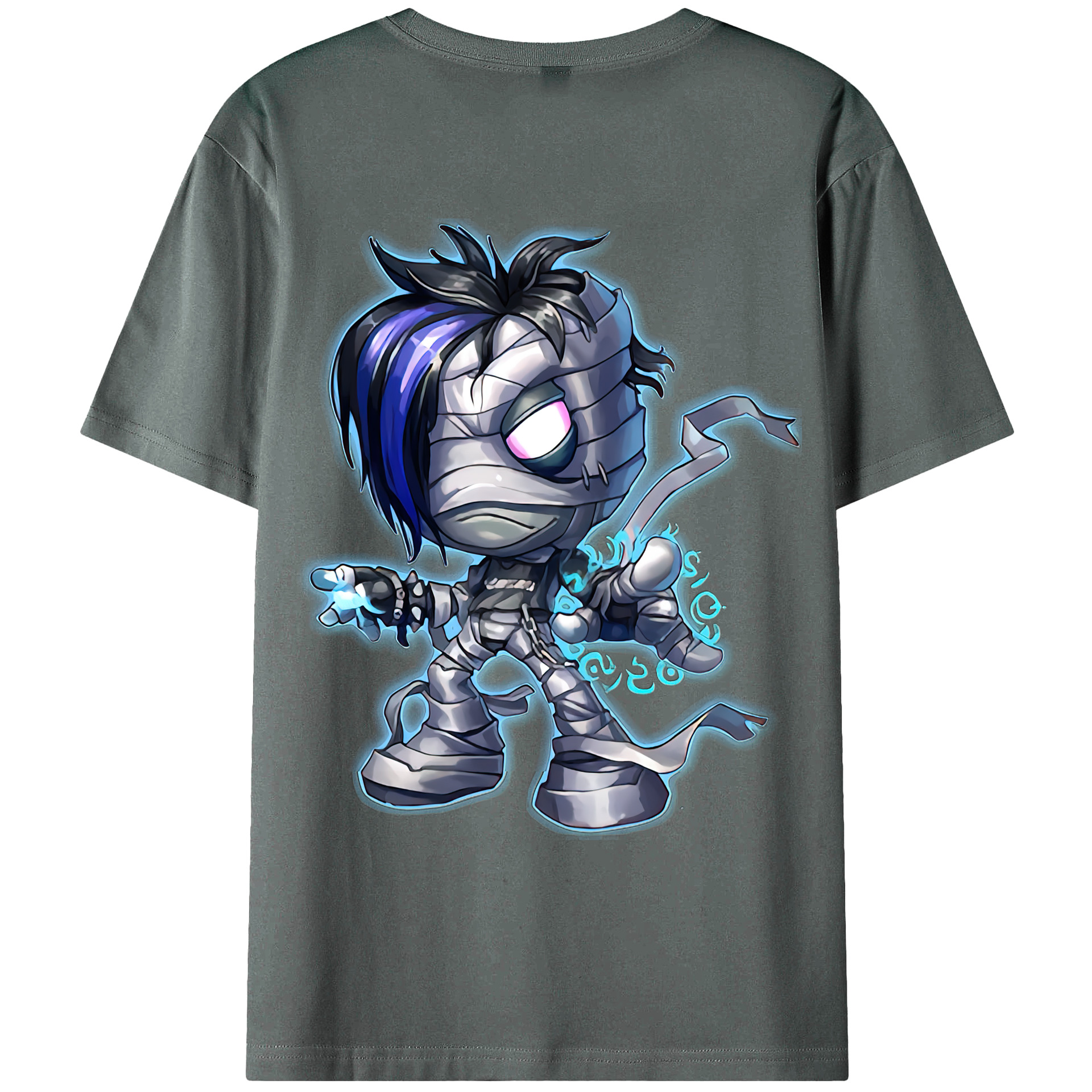 （画像用） リーグ・オブ・レジェンド League of Legends LOL 綿100％ メンズ半袖Tシャツ（バックプリント） 通気性